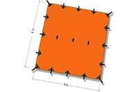 Płachta biwakowa - Tarp 3x3 - DD Hammocks - Orange