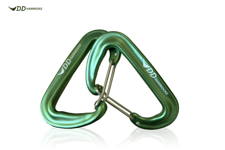 Karabinki do hamaka - DD Karabiners x 2 - Green