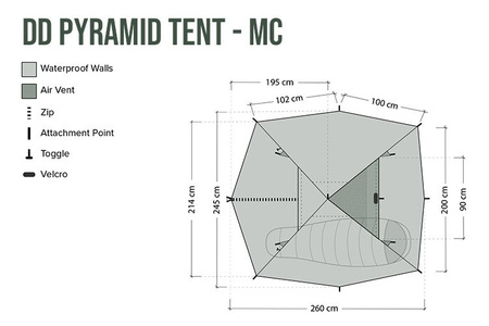 Namiot DD Pyramid Tent - MC