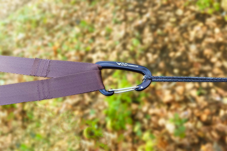 Karabinki do hamaka - DD Karabiners x 2 - Green